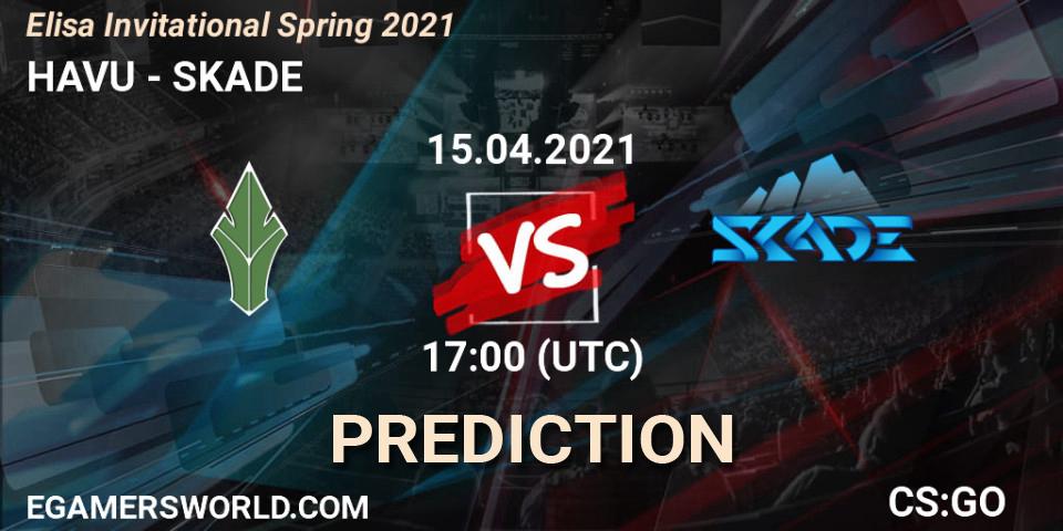 HAVU - SKADE: ennuste. 15.04.2021 at 17:00, Counter-Strike (CS2), Elisa Invitational Spring 2021