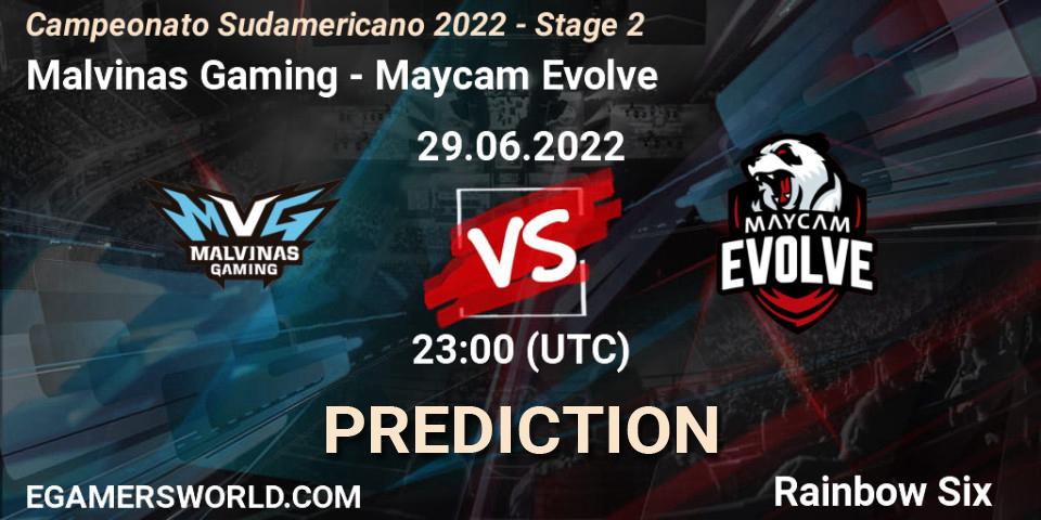 Malvinas Gaming - Maycam Evolve: ennuste. 29.06.2022 at 23:00, Rainbow Six, Campeonato Sudamericano 2022 - Stage 2