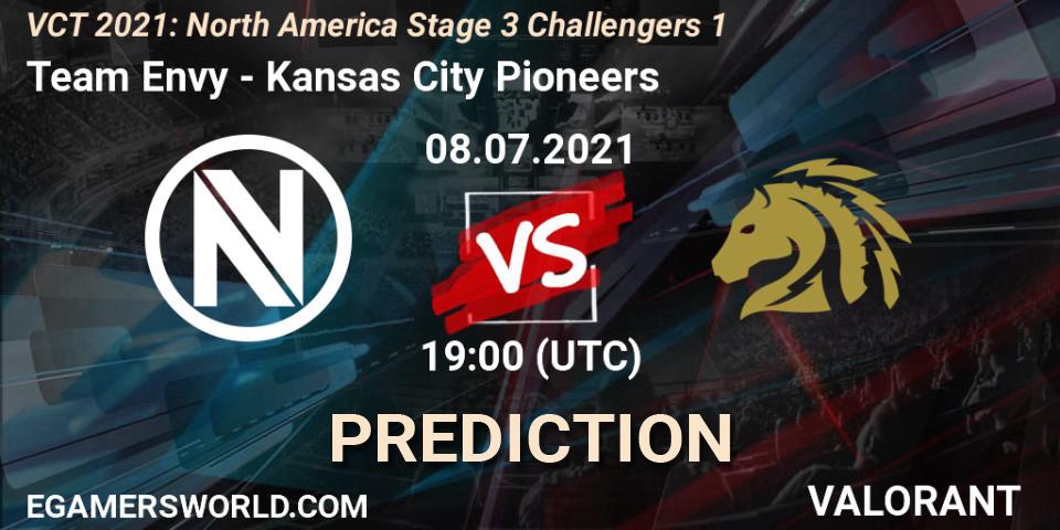 Team Envy - Kansas City Pioneers: ennuste. 08.07.2021 at 19:00, VALORANT, VCT 2021: North America Stage 3 Challengers 1