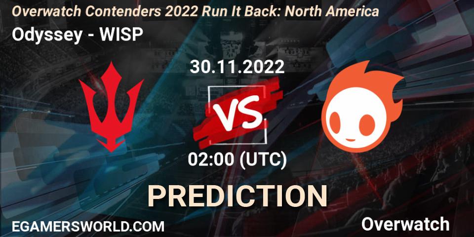 Odyssey - WISP: ennuste. 30.11.2022 at 02:00, Overwatch, Overwatch Contenders 2022 Run It Back: North America