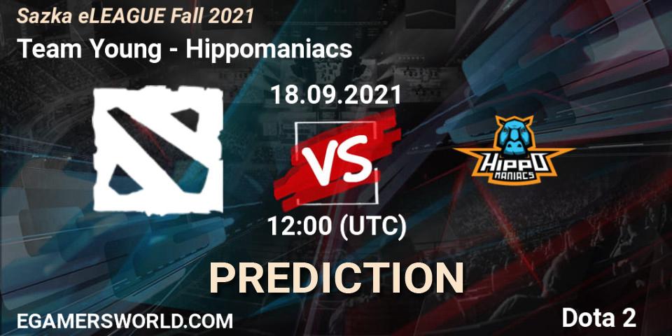 Team Young - Hippomaniacs: ennuste. 18.09.21, Dota 2, Sazka eLEAGUE Fall 2021