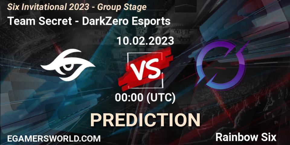 Team Secret - DarkZero Esports: ennuste. 10.02.2023 at 00:15, Rainbow Six, Six Invitational 2023 - Group Stage