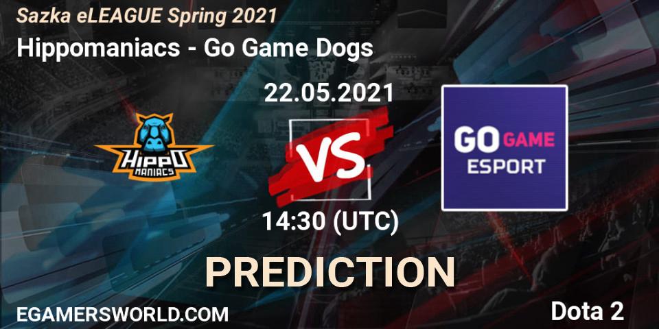 Hippomaniacs - Go Game Dogs: ennuste. 22.05.2021 at 14:30, Dota 2, Sazka eLEAGUE Spring 2021