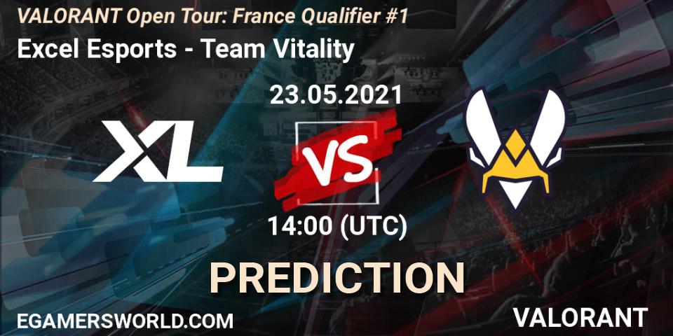 Excel Esports - Team Vitality: ennuste. 23.05.2021 at 14:00, VALORANT, VALORANT Open Tour: France Qualifier #1