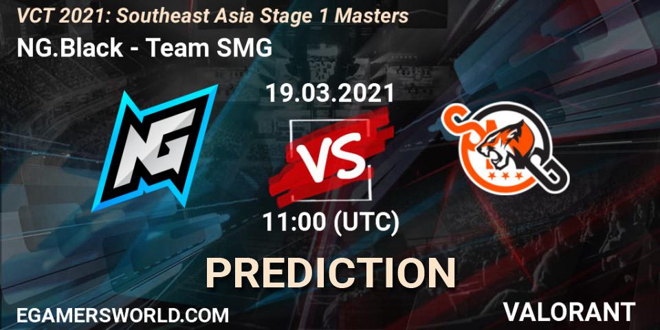 NG.Black - Team SMG: ennuste. 19.03.2021 at 11:50, VALORANT, VCT 2021: Southeast Asia Stage 1 Masters