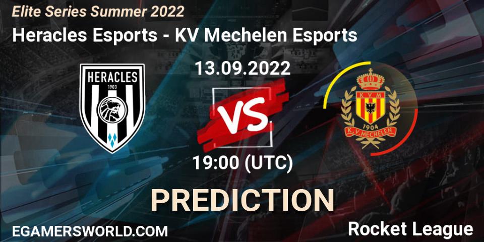 Heracles Esports - KV Mechelen Esports: ennuste. 13.09.2022 at 17:20, Rocket League, Elite Series Summer 2022