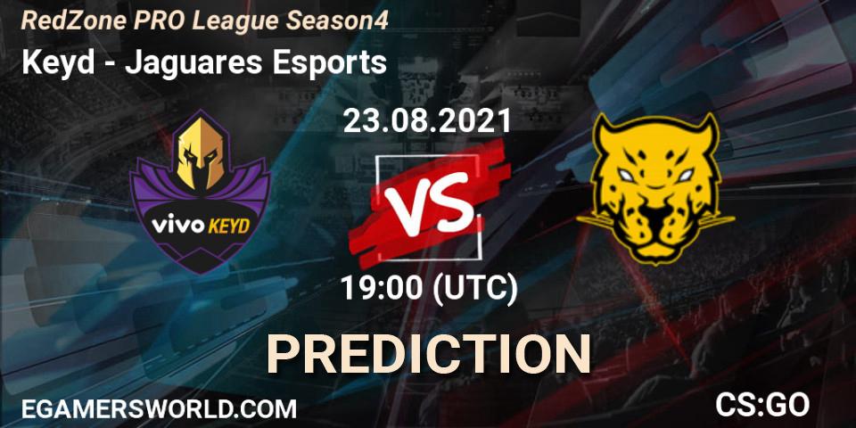 Keyd - Jaguares Esports: ennuste. 23.08.2021 at 19:00, Counter-Strike (CS2), RedZone PRO League Season 4