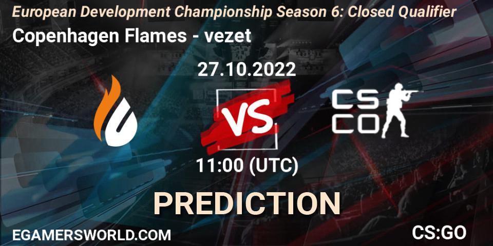 Copenhagen Flames - vezet: ennuste. 27.10.2022 at 11:00, Counter-Strike (CS2), European Development Championship Season 6: Closed Qualifier