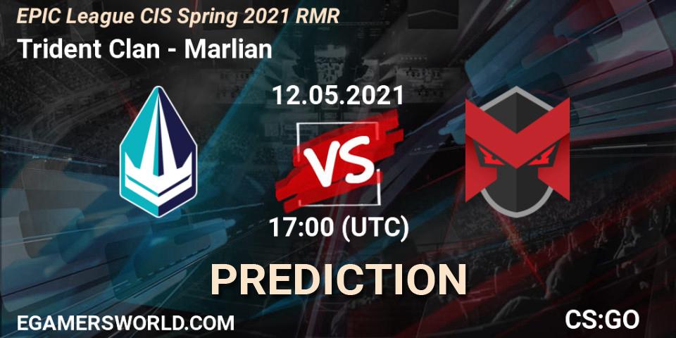 Trident Clan - Marlian: ennuste. 12.05.2021 at 17:00, Counter-Strike (CS2), EPIC League CIS Spring 2021 RMR