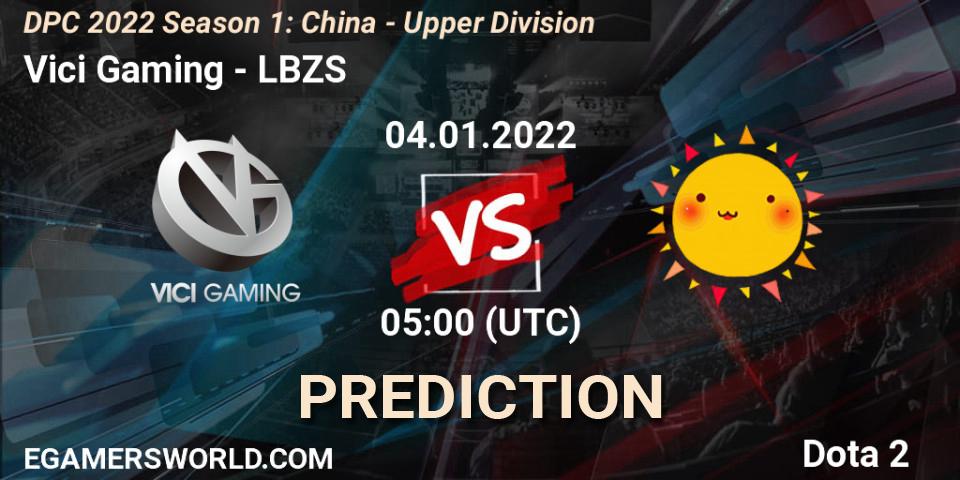 Vici Gaming - LBZS: ennuste. 04.01.2022 at 04:57, Dota 2, DPC 2022 Season 1: China - Upper Division
