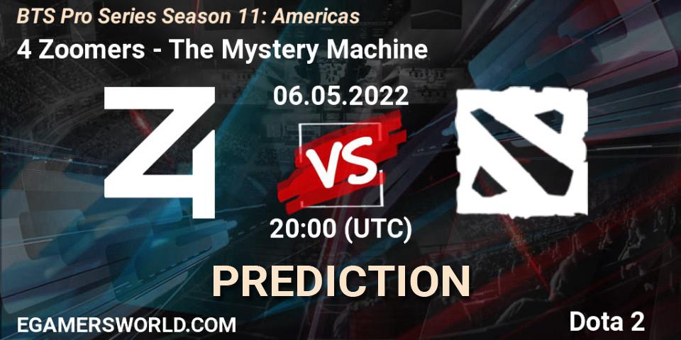 Nouns - The Mystery Machine: ennuste. 06.05.2022 at 20:00, Dota 2, BTS Pro Series Season 11: Americas