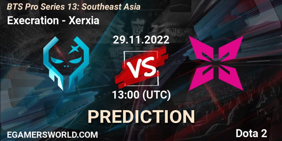Execration - Xerxia: ennuste. 29.11.22, Dota 2, BTS Pro Series 13: Southeast Asia