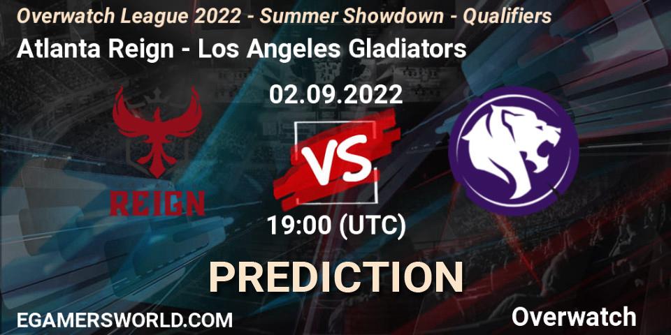 Atlanta Reign - Los Angeles Gladiators: ennuste. 02.09.22, Overwatch, Overwatch League 2022 - Summer Showdown - Qualifiers