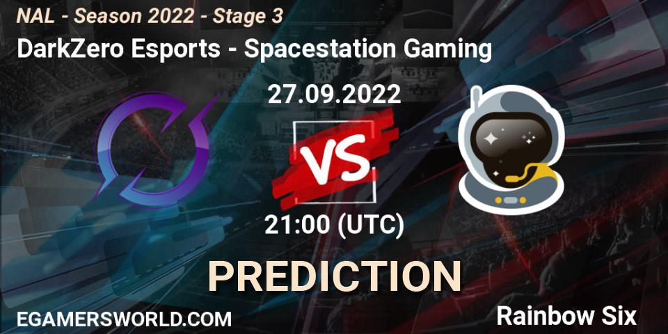 DarkZero Esports - Spacestation Gaming: ennuste. 27.09.22, Rainbow Six, NAL - Season 2022 - Stage 3