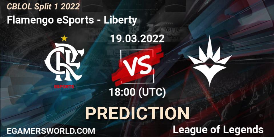 Flamengo eSports - Liberty: ennuste. 19.03.2022 at 18:00, LoL, CBLOL Split 1 2022