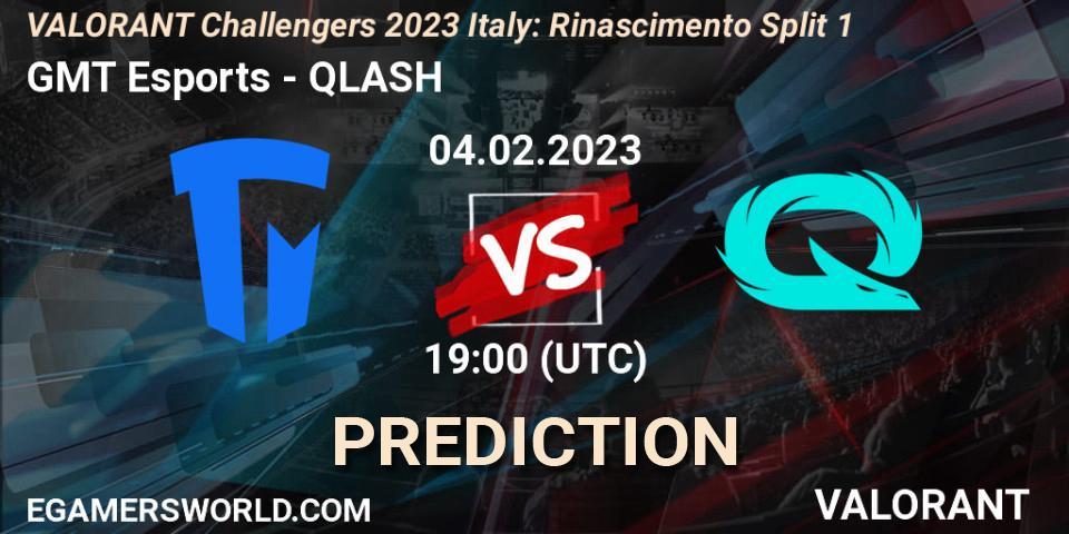 GMT Esports - QLASH: ennuste. 04.02.23, VALORANT, VALORANT Challengers 2023 Italy: Rinascimento Split 1
