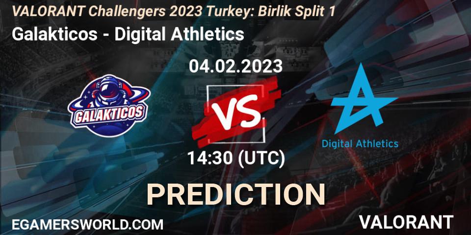 Galakticos - Digital Athletics: ennuste. 04.02.23, VALORANT, VALORANT Challengers 2023 Turkey: Birlik Split 1
