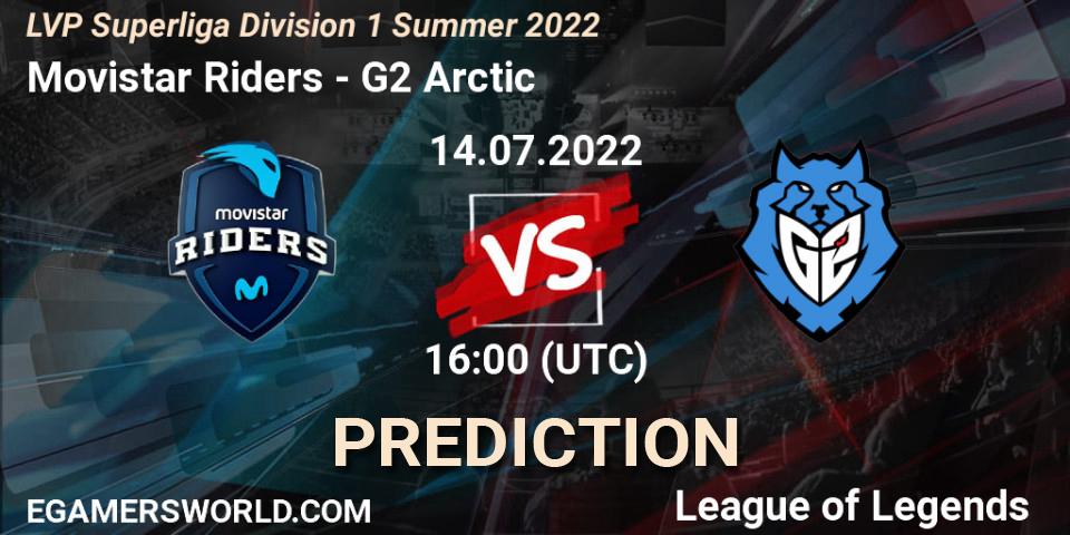 Movistar Riders - G2 Arctic: ennuste. 14.07.22, LoL, LVP Superliga Division 1 Summer 2022