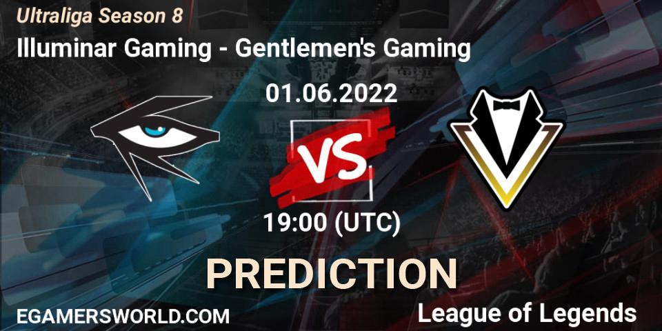 Illuminar Gaming - Gentlemen's Gaming: ennuste. 01.06.2022 at 19:30, LoL, Ultraliga Season 8