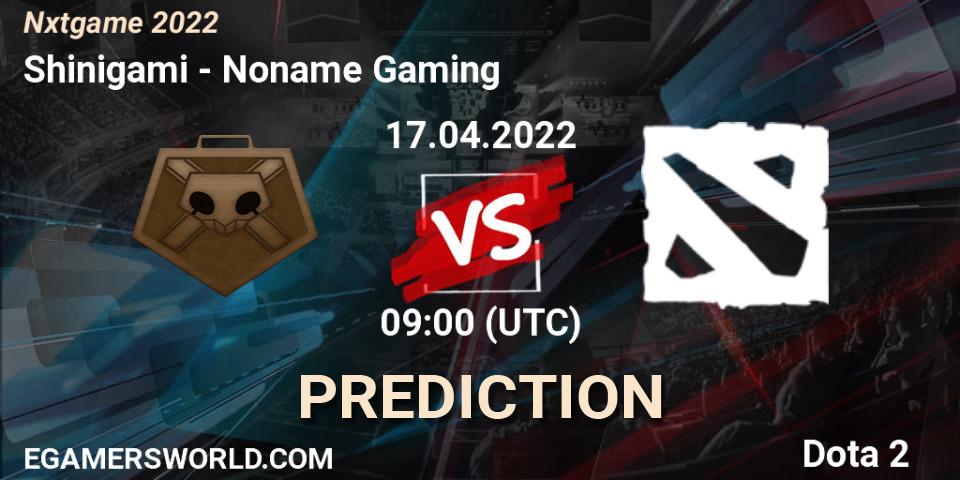 Shinigami - Noname Gaming: ennuste. 23.04.2022 at 09:01, Dota 2, Nxtgame 2022