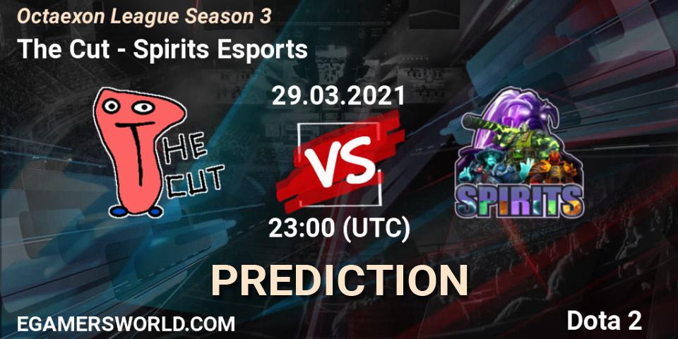 The Cut - Spirits Esports: ennuste. 29.03.2021 at 23:11, Dota 2, Octaexon League Season 3