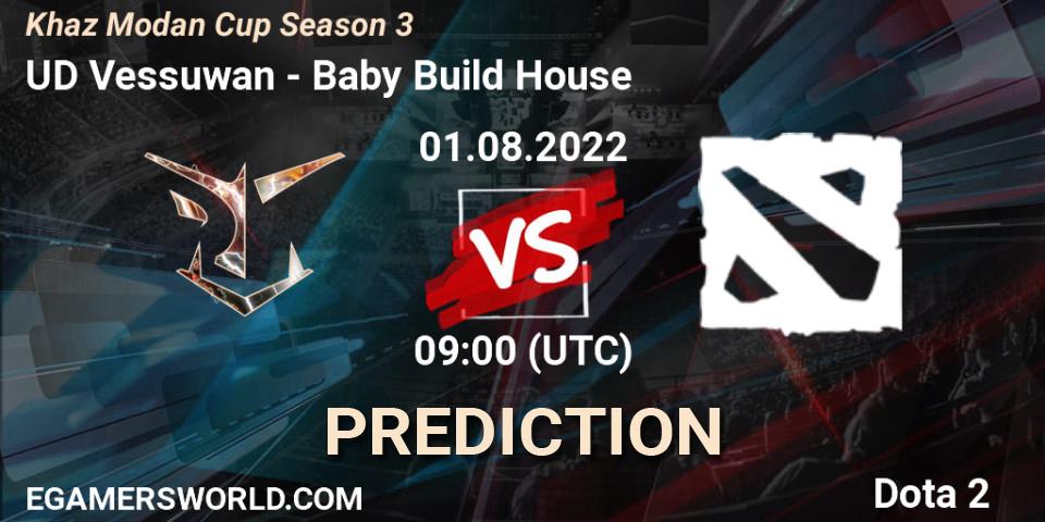 UD Vessuwan - Baby Build House: ennuste. 01.08.2022 at 05:56, Dota 2, Khaz Modan Cup Season 3