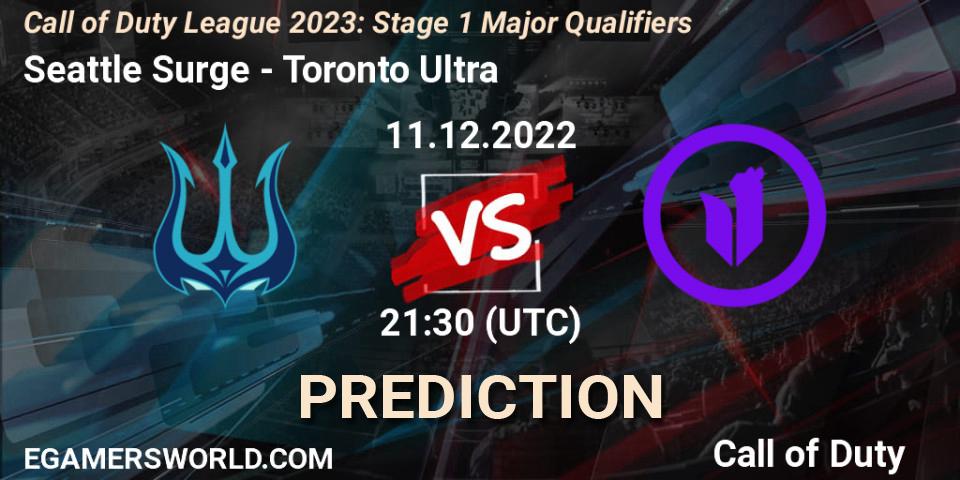 Seattle Surge - Toronto Ultra: ennuste. 11.12.2022 at 21:30, Call of Duty, Call of Duty League 2023: Stage 1 Major Qualifiers