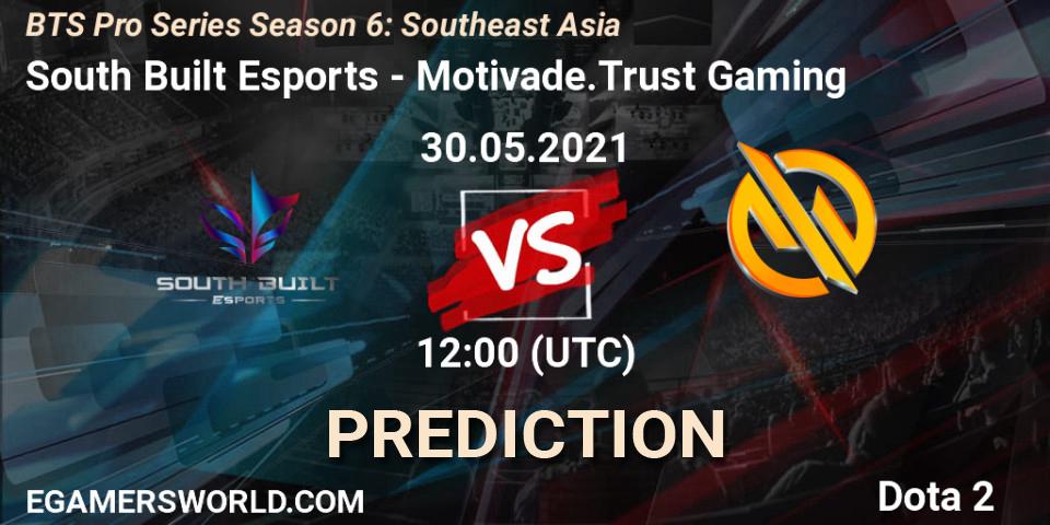 South Built Esports - Motivade.Trust Gaming: ennuste. 30.05.2021 at 12:44, Dota 2, BTS Pro Series Season 6: Southeast Asia