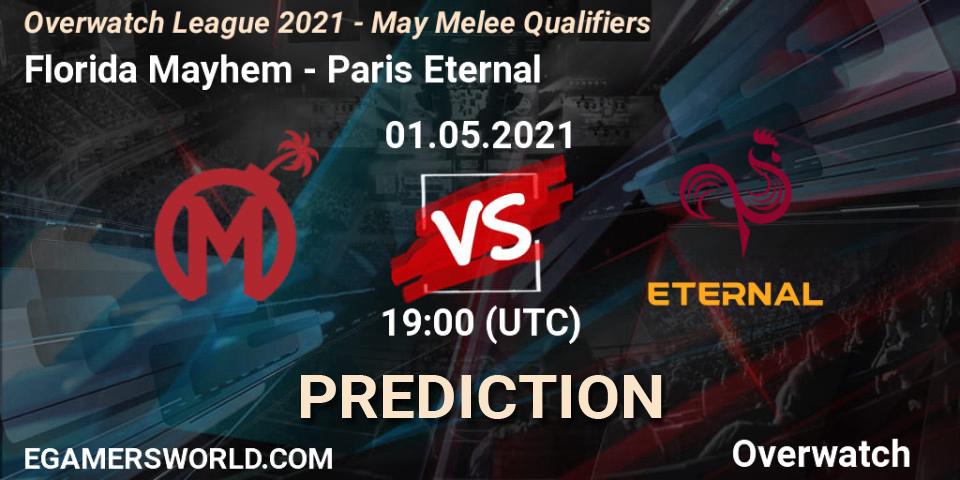 Florida Mayhem - Paris Eternal: ennuste. 01.05.2021 at 19:00, Overwatch, Overwatch League 2021 - May Melee Qualifiers