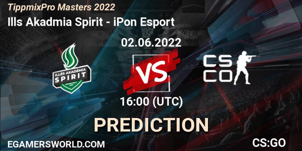 Illés Akadémia Spirit - iPon Esport: ennuste. 02.06.2022 at 16:00, Counter-Strike (CS2), TippmixPro Masters 2022