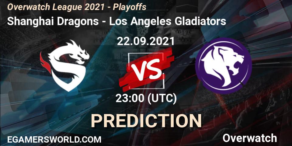 Shanghai Dragons - Los Angeles Gladiators: ennuste. 23.09.21, Overwatch, Overwatch League 2021 - Playoffs