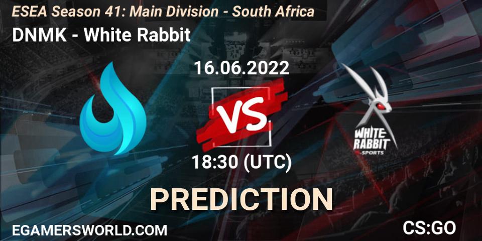 Exdee - White Rabbit: ennuste. 16.06.22, CS2 (CS:GO), ESEA Season 41: Main Division - South Africa