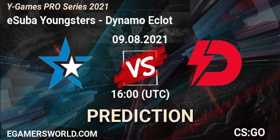 eSuba Youngsters - Dynamo Eclot: ennuste. 09.08.2021 at 16:00, Counter-Strike (CS2), Y-Games PRO Series 2021