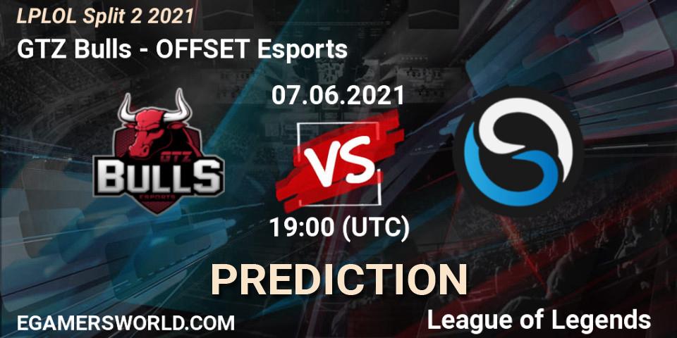 GTZ Bulls - OFFSET Esports: ennuste. 07.06.2021 at 19:00, LoL, LPLOL Split 2 2021