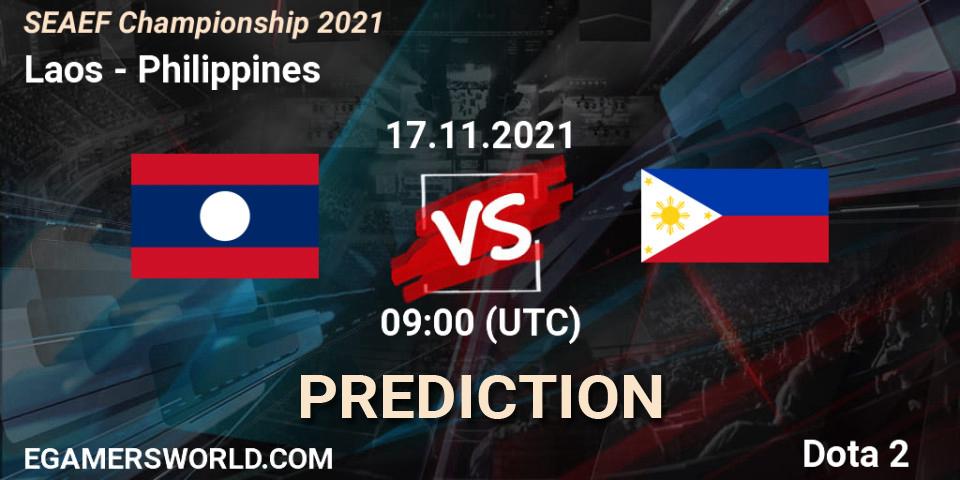 Laos - Philippines: ennuste. 17.11.2021 at 09:28, Dota 2, SEAEF Dota2 Championship 2021