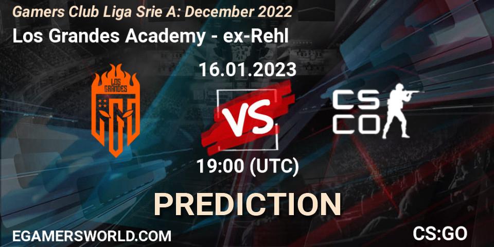 Los Grandes Academy - ex-Rehl: ennuste. 16.01.23, CS2 (CS:GO), Gamers Club Liga Série A: December 2022