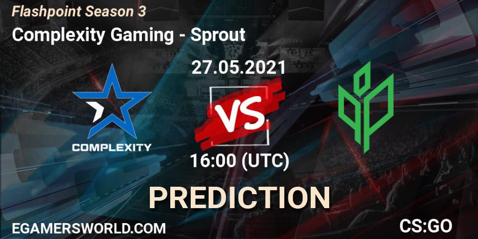 Complexity Gaming - Sprout: ennuste. 27.05.2021 at 16:00, Counter-Strike (CS2), Flashpoint Season 3