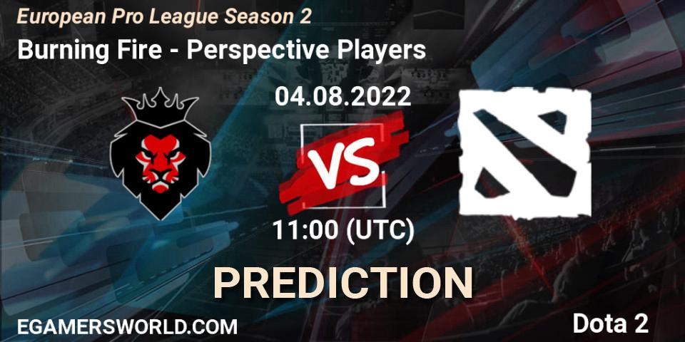 Burning Fire - Perspective Players: ennuste. 04.08.22, Dota 2, European Pro League Season 2