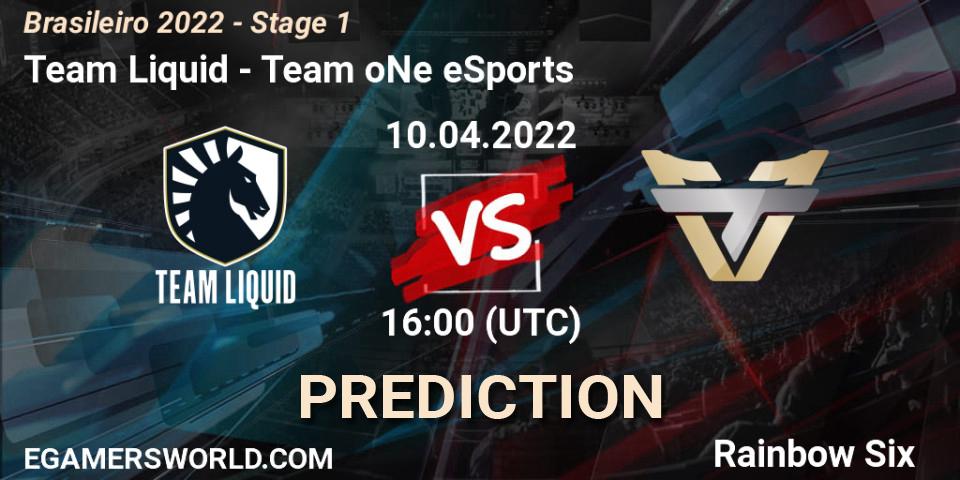 Team Liquid - Team oNe eSports: ennuste. 10.04.2022 at 16:00, Rainbow Six, Brasileirão 2022 - Stage 1