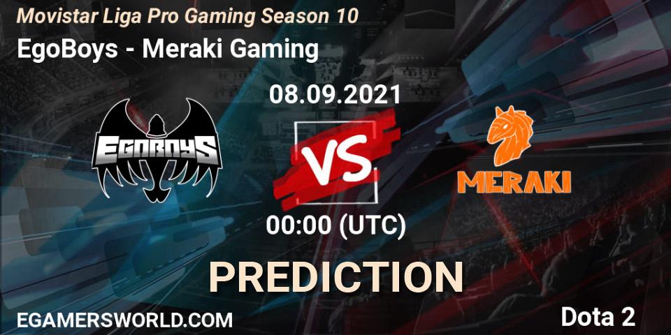 EgoBoys - Meraki Gaming: ennuste. 08.09.21, Dota 2, Movistar Liga Pro Gaming Season 10