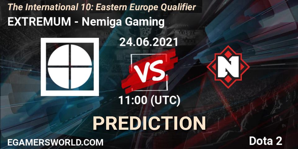 EXTREMUM - Nemiga Gaming: ennuste. 24.06.21, Dota 2, The International 10: Eastern Europe Qualifier