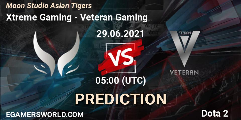 Xtreme Gaming - Veteran Gaming: ennuste. 29.06.21, Dota 2, Moon Studio Asian Tigers