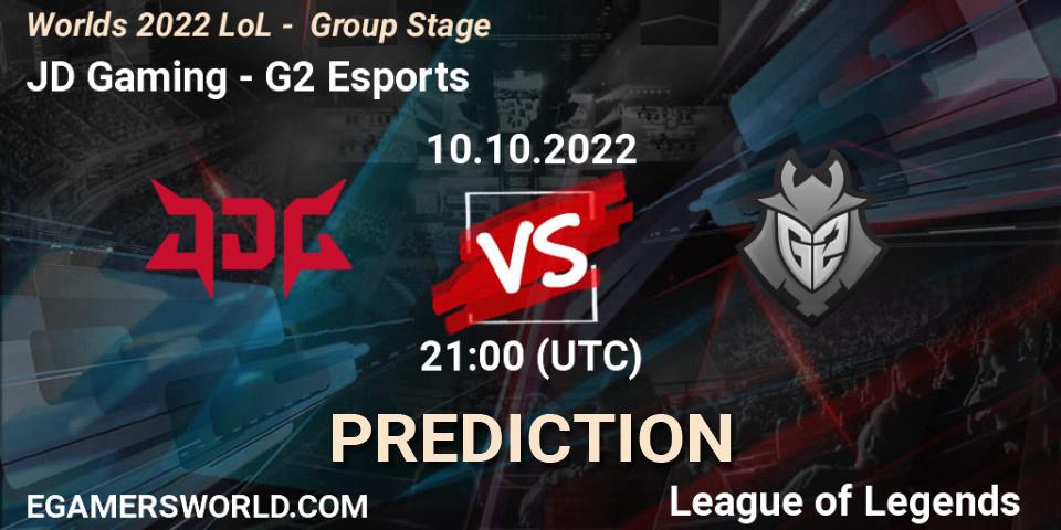 JD Gaming - G2 Esports: ennuste. 10.10.22, LoL, Worlds 2022 LoL - Group Stage