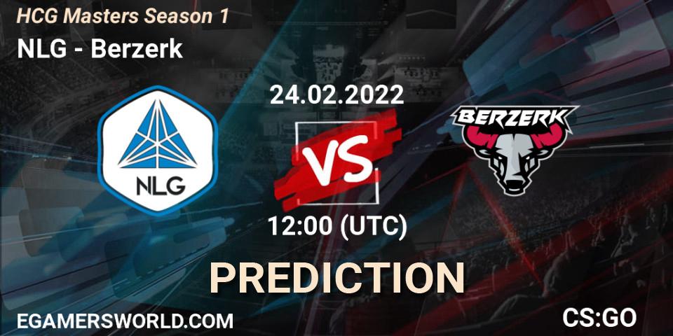 NLG - Berzerk: ennuste. 24.02.2022 at 12:00, Counter-Strike (CS2), HCG Masters Season 1