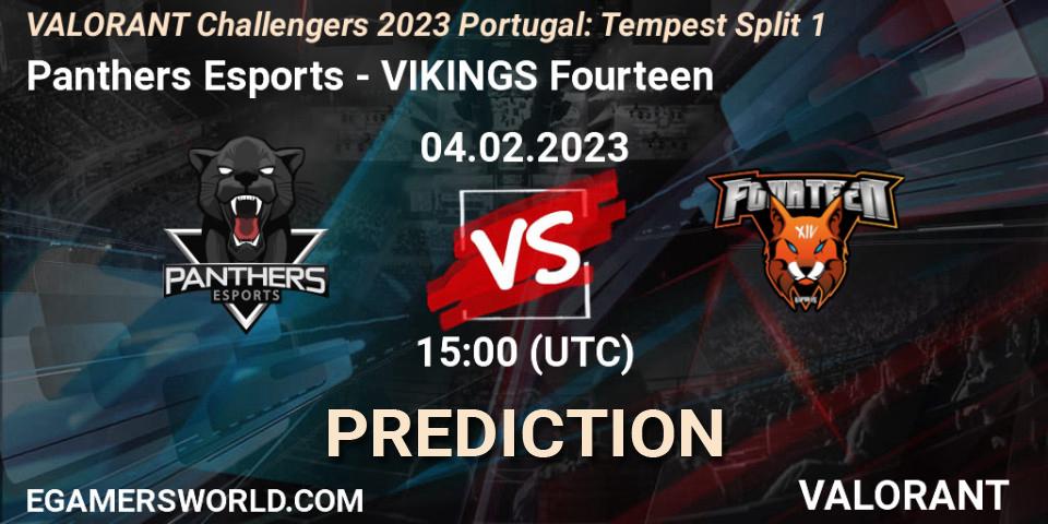 Panthers Esports - VIKINGS Fourteen: ennuste. 04.02.23, VALORANT, VALORANT Challengers 2023 Portugal: Tempest Split 1
