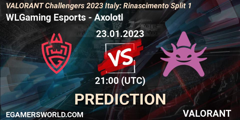WLGaming Esports - Axolotl: ennuste. 23.01.23, VALORANT, VALORANT Challengers 2023 Italy: Rinascimento Split 1