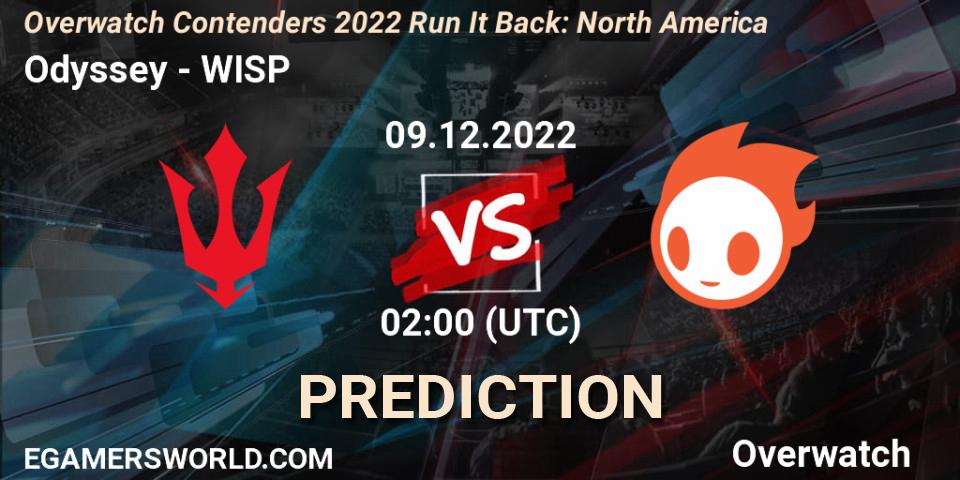 Odyssey - WISP: ennuste. 09.12.2022 at 02:00, Overwatch, Overwatch Contenders 2022 Run It Back: North America