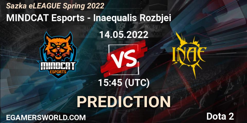 MINDCAT Esports - Inaequalis Rozbíječi: ennuste. 14.05.2022 at 15:43, Dota 2, Sazka eLEAGUE Spring 2022