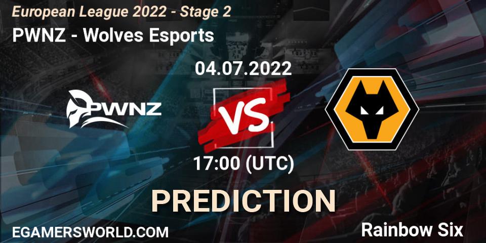 PWNZ - Wolves Esports: ennuste. 04.07.2022 at 17:00, Rainbow Six, European League 2022 - Stage 2