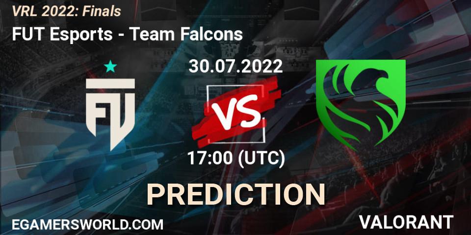 FUT Esports - Team Falcons: ennuste. 30.07.2022 at 17:00, VALORANT, VRL 2022: Finals